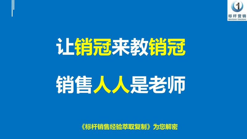 标杆销售经验萃取复制，销售话术提炼萃取，李一环标杆营销商学院_72