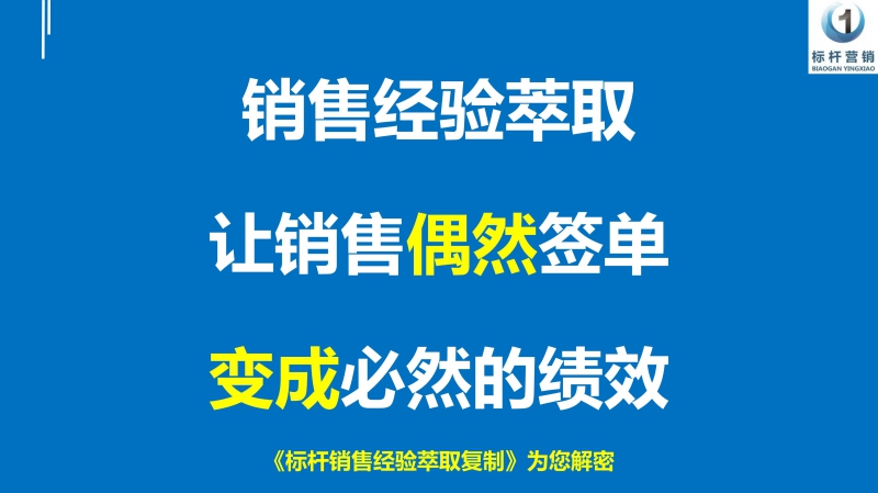 标杆销售经验萃取复制，销售话术提炼萃取，李一环标杆营销商学院_10