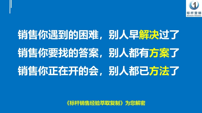 标杆销售经验萃取复制：销售案例萃取和销售场景萃取的销售流程萃取方法步骤